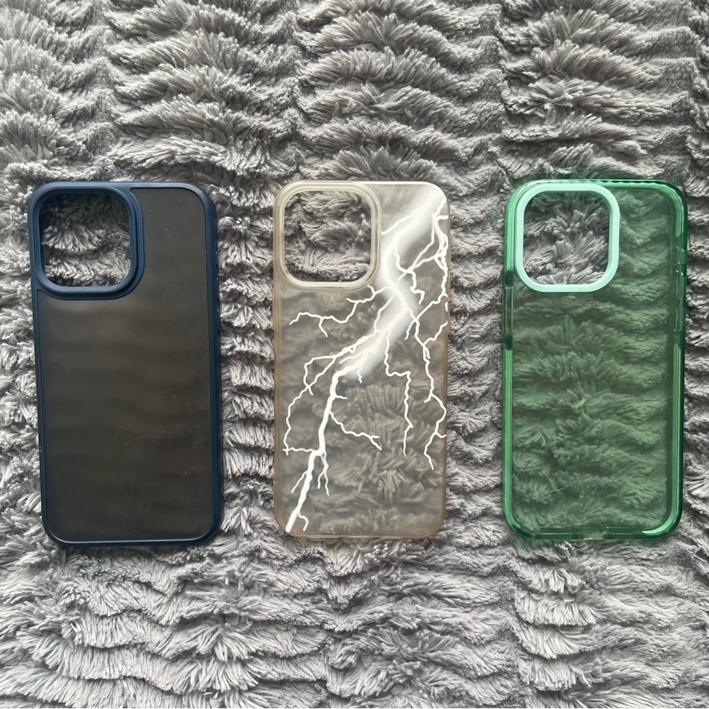 Set of 3 iPhone 15 Pro Cases